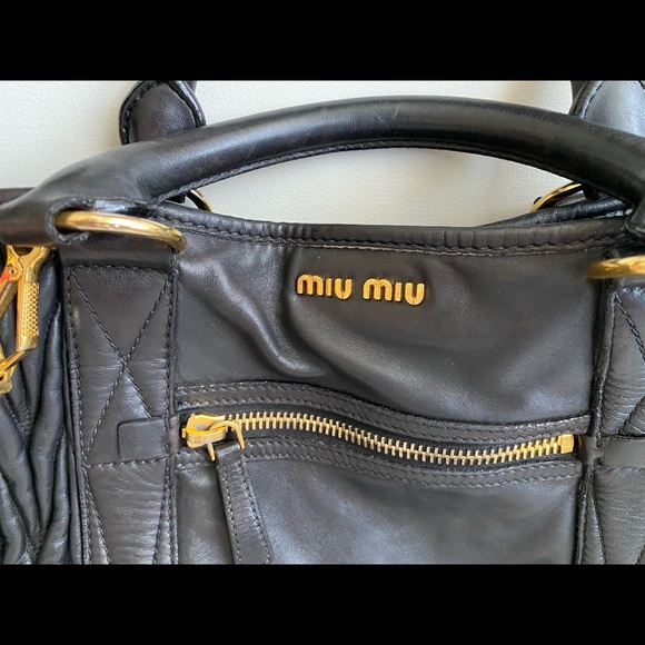 Authentic MIU MIU Quilted Large Bag - Picture 11 of 15